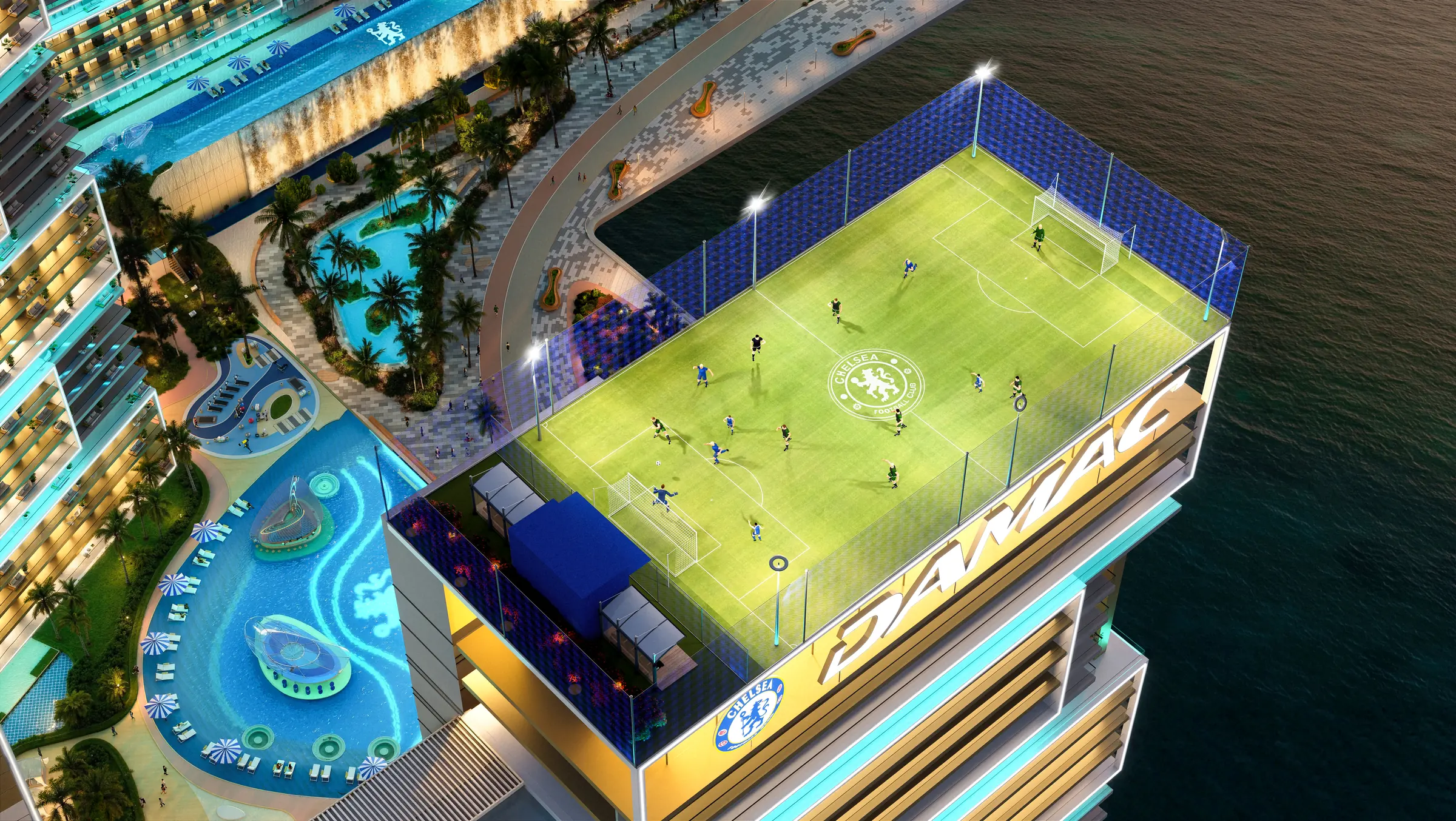 The Stamford Summit rooftop pitch