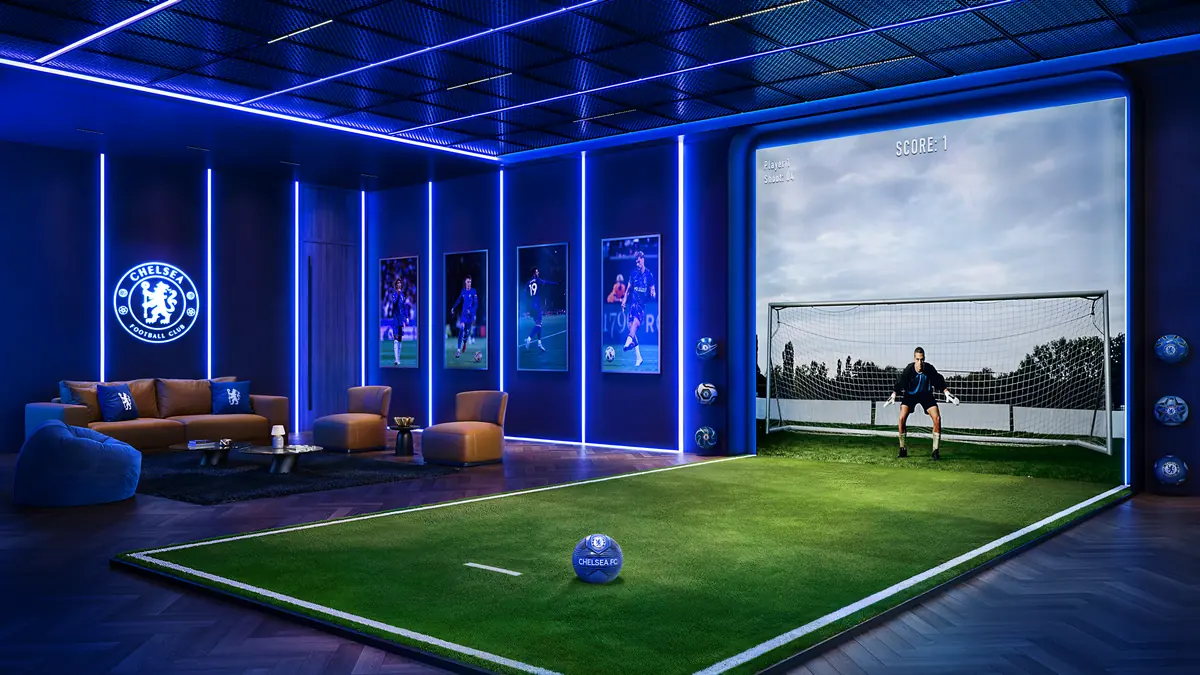 Chelsea Football Simulation Room